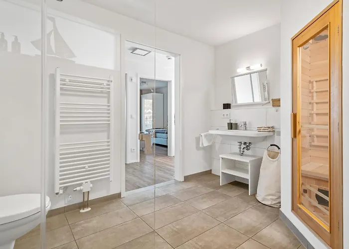 Appartement Sealove 2- Eg, Barrierearm, Hafenblick, Terrasse, Hund, Infrarotsauna