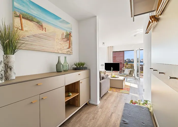 Sealove 2- Eg, Barrierearm, Hafenblick, Terrasse, Hund, Infrarotsauna Olpenitz